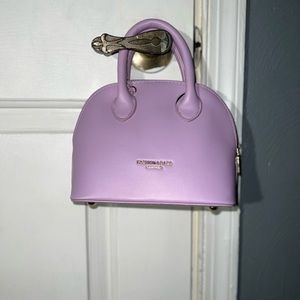 Purple Leather Purse